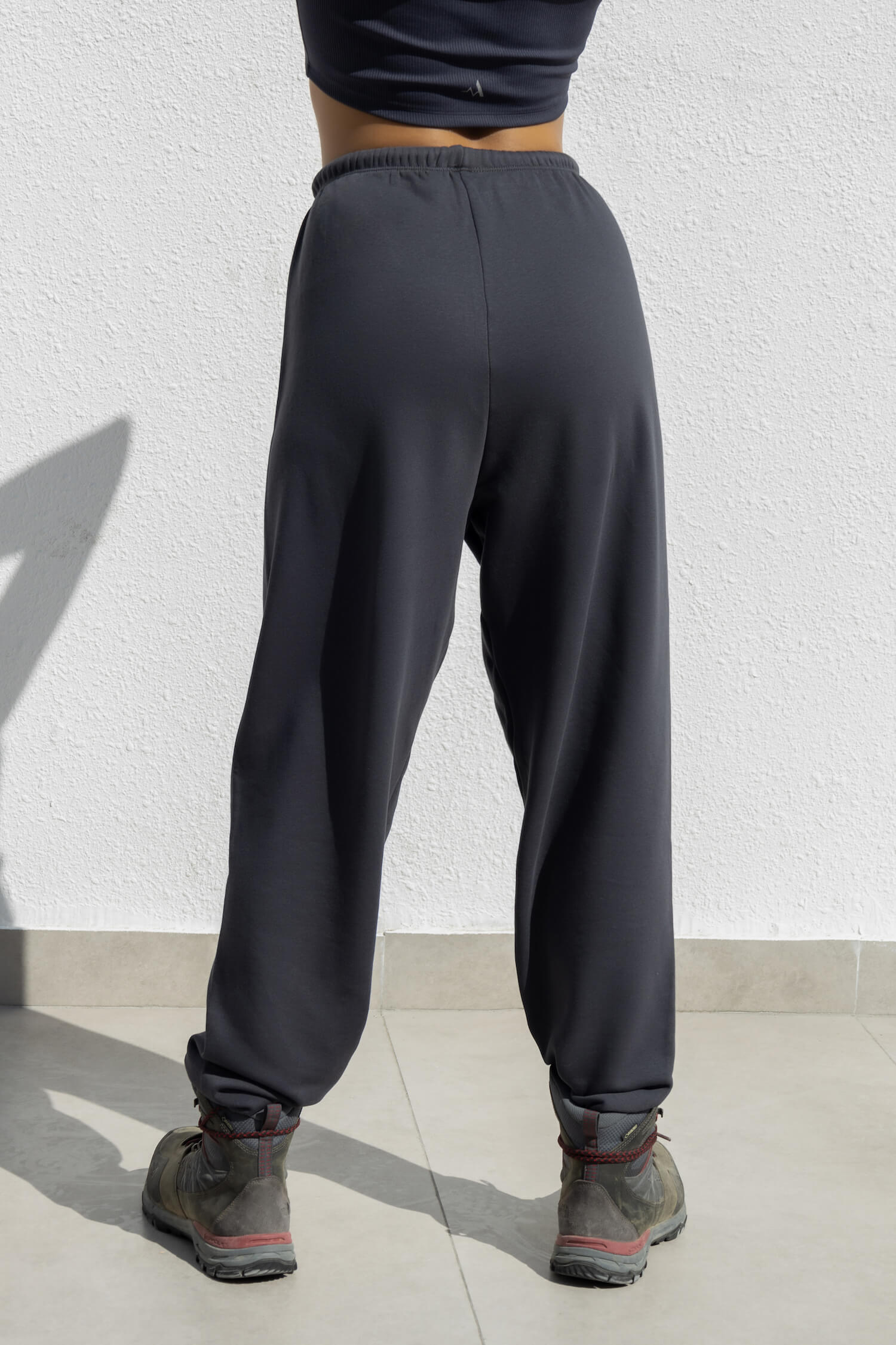 Grey Vortex Oversized Joggers